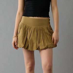 American Eagle Outfitters Tan Bubble Skort